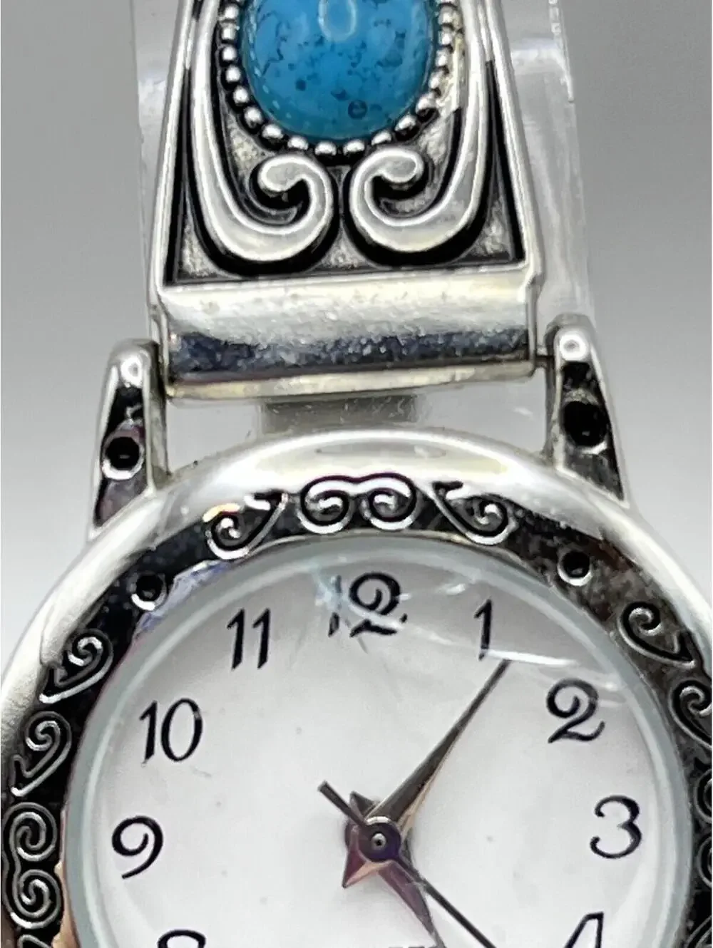 Accutime Southwestern Turquoise Style Expansion Bracelet Watch 1